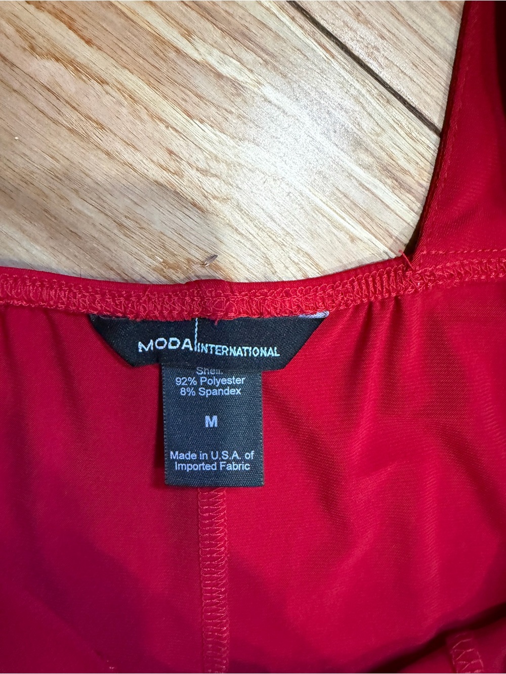Moda International Red A-Line Sleeveless Dress - Picture 2 of 3
